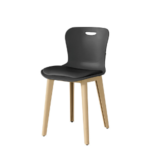 PSD-크래커 인테리어 의자 패드유 블랙 방과후 교실 서점 로비