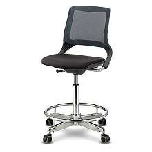 EZ 루시 메쉬 제도 (블랙) 스툴체어시리즈 제도용의자 바퀴달린 의자 높이조절 의자